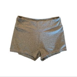 Grey bike shorts size medium